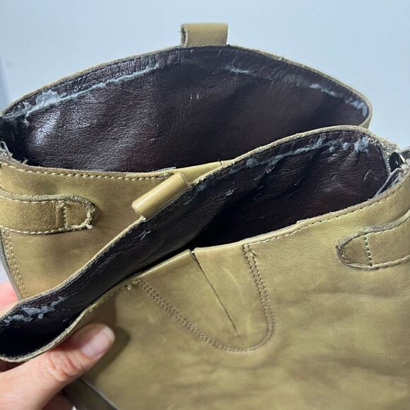 Sam Edelman Penny Leather Riding Boot Tall Taupe Tan Brown - Picture 10 of 12